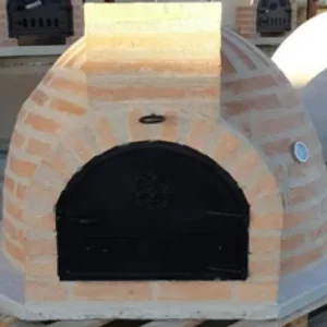 Horno montado en esquina ladrillo curvo